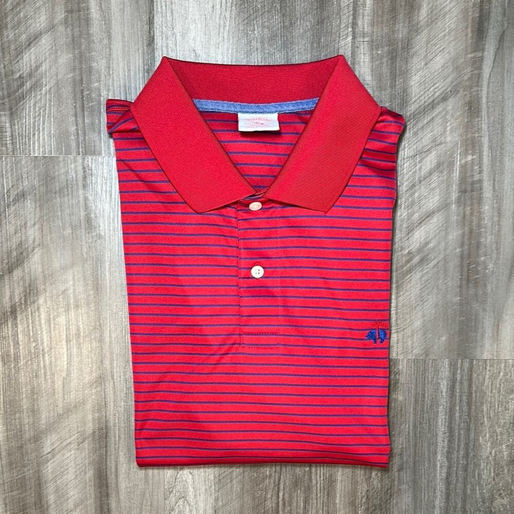 Brooks Brothers Striped Performance Polo - XL